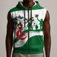 Algeria Revolution Day Sleeveless Zip Hoodie Algerian Freedom Patriot - One Million And A Half Martyrs