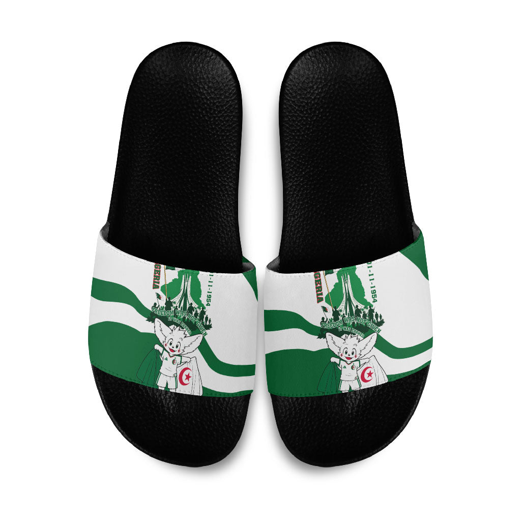 Algeria Revolution Day Slide Sandals Algerian Freedom Patriot - One Million And A Half Martyrs