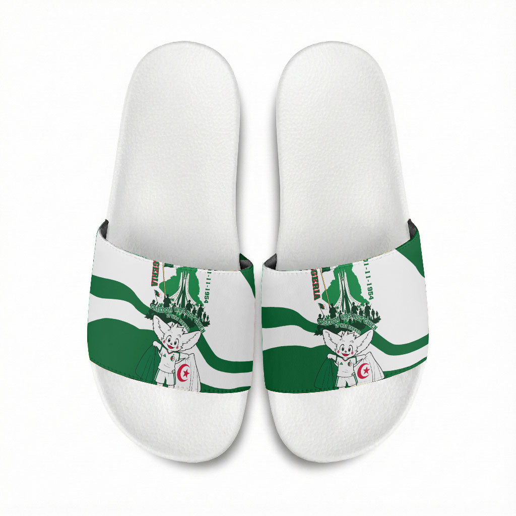 Algeria Revolution Day Slide Sandals Algerian Freedom Patriot - One Million And A Half Martyrs