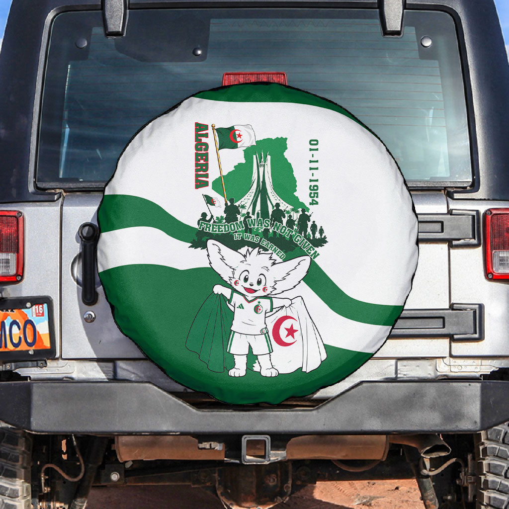 Algeria Revolution Day Spare Tire Cover Algerian Freedom Patriot - One Million And A Half Martyrs
