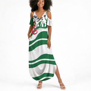 Algeria Revolution Day Summer Maxi Dress Algerian Freedom Patriot - One Million And A Half Martyrs
