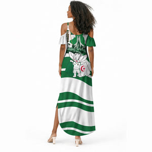 Algeria Revolution Day Summer Maxi Dress Algerian Freedom Patriot - One Million And A Half Martyrs
