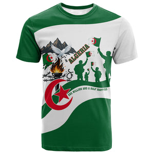 Algeria Revolution Day T shirt Algerian Freedom Patriot - One Million And A Half Martyrs