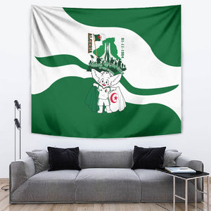 Algeria Revolution Day Tapestry Algerian Freedom Patriot - One Million And A Half Martyrs
