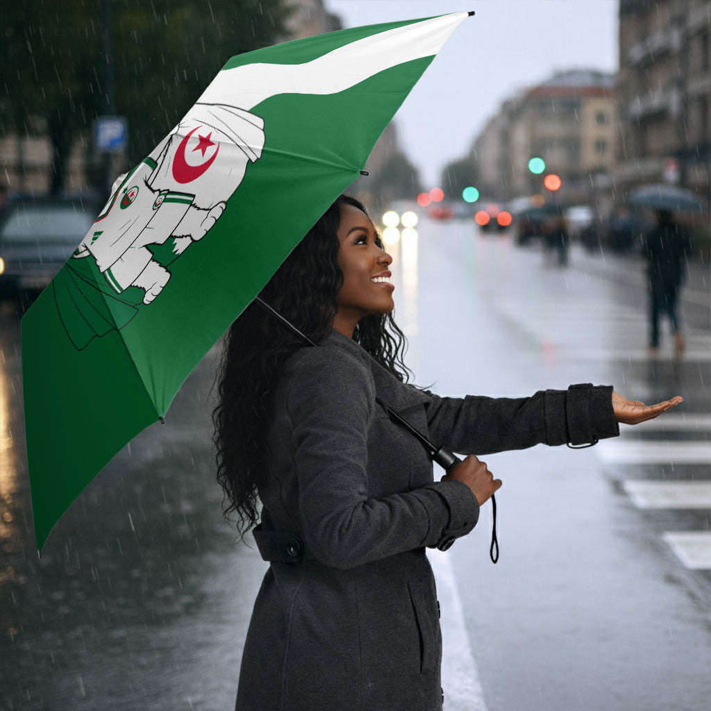 Algeria Revolution Day Umbrella Algerian Freedom Patriot - One Million And A Half Martyrs