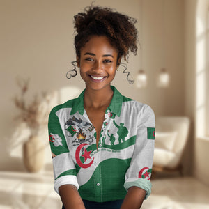 Algeria Revolution Day Women Casual Shirt Algerian Freedom Patriot - One Million And A Half Martyrs