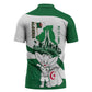 Algeria Revolution Day Zipper Polo Shirt Algerian Freedom Patriot - One Million And A Half Martyrs