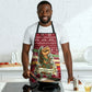 Malcolm X Peace And Liberation Christmas Apron Pattern Pan African Colors Xmas Holiday