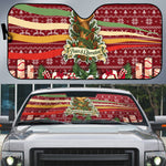 Malcolm X Peace And Liberation Christmas Auto Sun Shade Pattern Pan African Colors Xmas Holiday