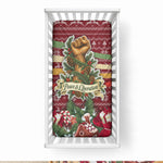 Malcolm X Peace And Liberation Christmas Baby Bed Cover Pattern Pan African Colors Xmas Holiday