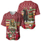 Malcolm X Peace And Liberation Christmas Baseball Jersey Pattern Pan African Colors Xmas Holiday