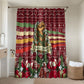 Malcolm X Peace And Liberation Christmas Bathroom Set Pattern Pan African Colors Xmas Holiday