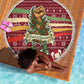 Malcolm X Peace And Liberation Christmas Beach Blanket Pattern Pan African Colors Xmas Holiday