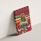 Malcolm X Peace And Liberation Christmas Canvas Wall Art Pattern Pan African Colors Xmas Holiday
