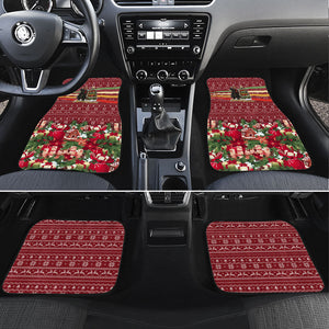 Malcolm X Peace And Liberation Christmas Car Mats Pattern Pan African Colors Xmas Holiday