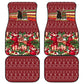 Malcolm X Peace And Liberation Christmas Car Mats Pattern Pan African Colors Xmas Holiday