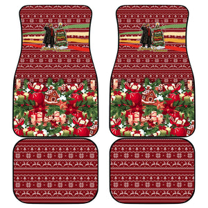 Malcolm X Peace And Liberation Christmas Car Mats Pattern Pan African Colors Xmas Holiday
