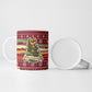 Malcolm X Peace And Liberation Christmas Ceramic Mug Pattern Pan African Colors Xmas Holiday
