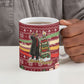 Malcolm X Peace And Liberation Christmas Ceramic Mug Pattern Pan African Colors Xmas Holiday