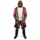 Malcolm X Peace And Liberation Christmas Cloak Pattern Pan African Colors Xmas Holiday