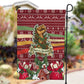 Malcolm X Peace And Liberation Christmas Garden Flag Pattern Pan African Colors Xmas Holiday