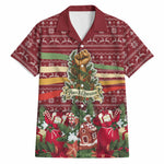 Malcolm X Peace And Liberation Christmas Hawaiian Shirt Pattern Pan African Colors Xmas Holiday
