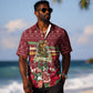 Malcolm X Peace And Liberation Christmas Hawaiian Shirt Pattern Pan African Colors Xmas Holiday