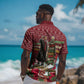 Malcolm X Peace And Liberation Christmas Hawaiian Shirt Pattern Pan African Colors Xmas Holiday