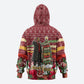 Malcolm X Peace And Liberation Christmas Hoodie Pattern Pan African Colors Xmas Holiday