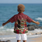 Malcolm X Peace And Liberation Christmas Kid Hawaiian Shirt Pattern Pan African Colors Xmas Holiday