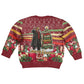 Malcolm X Peace And Liberation Christmas Kid Ugly Christmas Sweater Pattern Pan African Colors Xmas Holiday