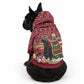 Malcolm X Peace And Liberation Christmas Pet Hoodie Pattern Pan African Colors Xmas Holiday