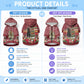 Malcolm X Peace And Liberation Christmas Pet Hoodie Pattern Pan African Colors Xmas Holiday