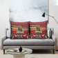 Malcolm X Peace And Liberation Christmas Pillow Cover Pattern Pan African Colors Xmas Holiday