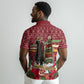 Malcolm X Peace And Liberation Christmas Polo Shirt Pattern Pan African Colors Xmas Holiday