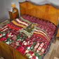 Malcolm X Peace And Liberation Christmas Quilt Pattern Pan African Colors Xmas Holiday