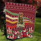 Malcolm X Peace And Liberation Christmas Quilt Pattern Pan African Colors Xmas Holiday
