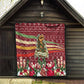 Malcolm X Peace And Liberation Christmas Quilt Pattern Pan African Colors Xmas Holiday