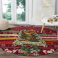 Malcolm X Peace And Liberation Christmas Round Carpet Pattern Pan African Colors Xmas Holiday