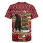 Malcolm X Peace And Liberation Christmas Rugby Jersey Pattern Pan African Colors Xmas Holiday