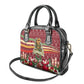 Malcolm X Peace And Liberation Christmas Shoulder Handbag Pattern Pan African Colors Xmas Holiday
