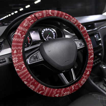 Malcolm X Peace And Liberation Christmas Steering Wheel Cover Pattern Pan African Colors Xmas Holiday