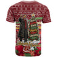 Malcolm X Peace And Liberation Christmas T shirt Pattern Pan African Colors Xmas Holiday