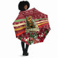 Malcolm X Peace And Liberation Christmas Umbrella Pattern Pan African Colors Xmas Holiday