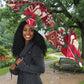 Malcolm X Peace And Liberation Christmas Umbrella Pattern Pan African Colors Xmas Holiday