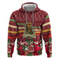 Malcolm X Peace And Liberation Christmas Zip Hoodie Pattern Pan African Colors Xmas Holiday