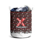 Malcolm X Christmas Laundry Basket Retro Knitted Pattern Holiday Wreath Civil Rights Leader