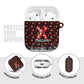 Malcolm X Christmas AirPods Case Retro Knitted Pattern Holiday Wreath Civil Rights Leader