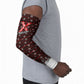 Malcolm X Christmas Arm Sleeves Retro Knitted Pattern Holiday Wreath Civil Rights Leader