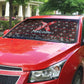 Malcolm X Christmas Auto Sun Shade Retro Knitted Pattern Holiday Wreath Civil Rights Leader